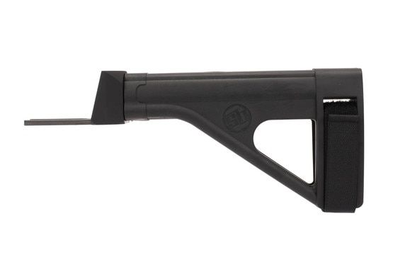 SB Tactical SOB47 AK-47 pistol arm brace makes one handed shooting easier and more stable.